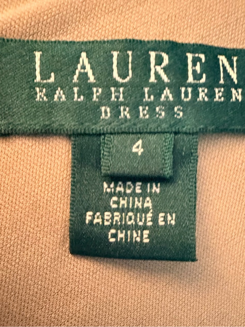 Ralph Lauren Gold Sequin Dress with Green Label size 4 - Picture 4 of 7